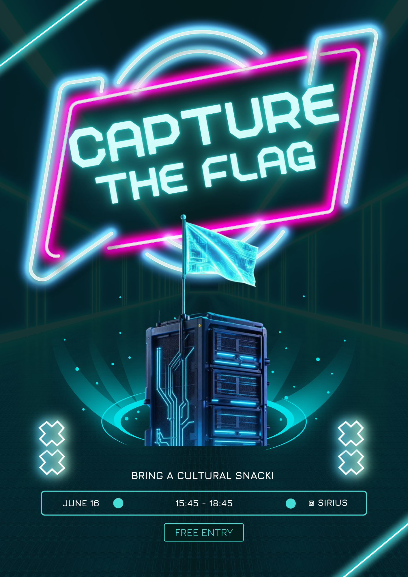 Capture the flag with cultural food