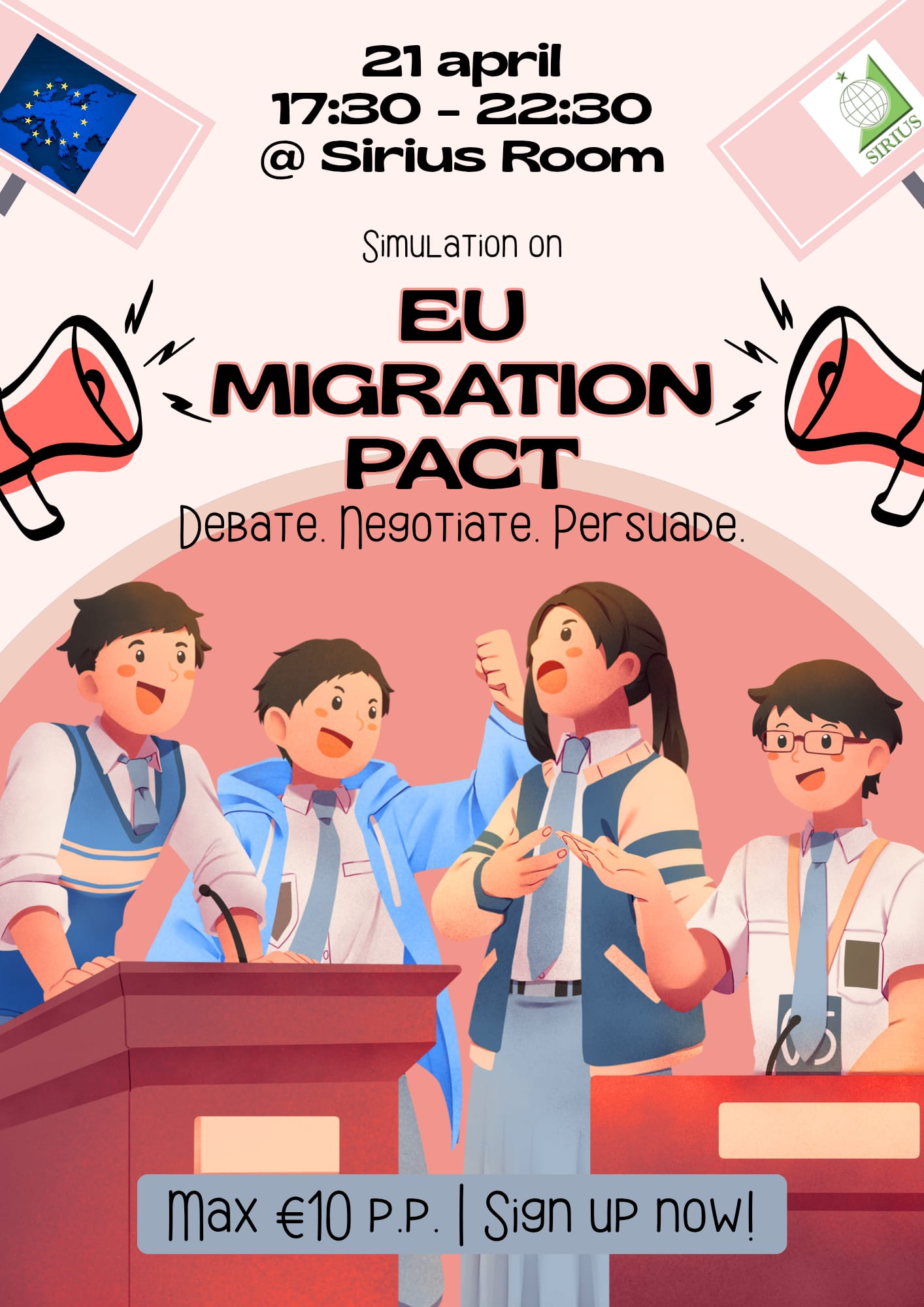 Simulation on European Migration Pact debate
