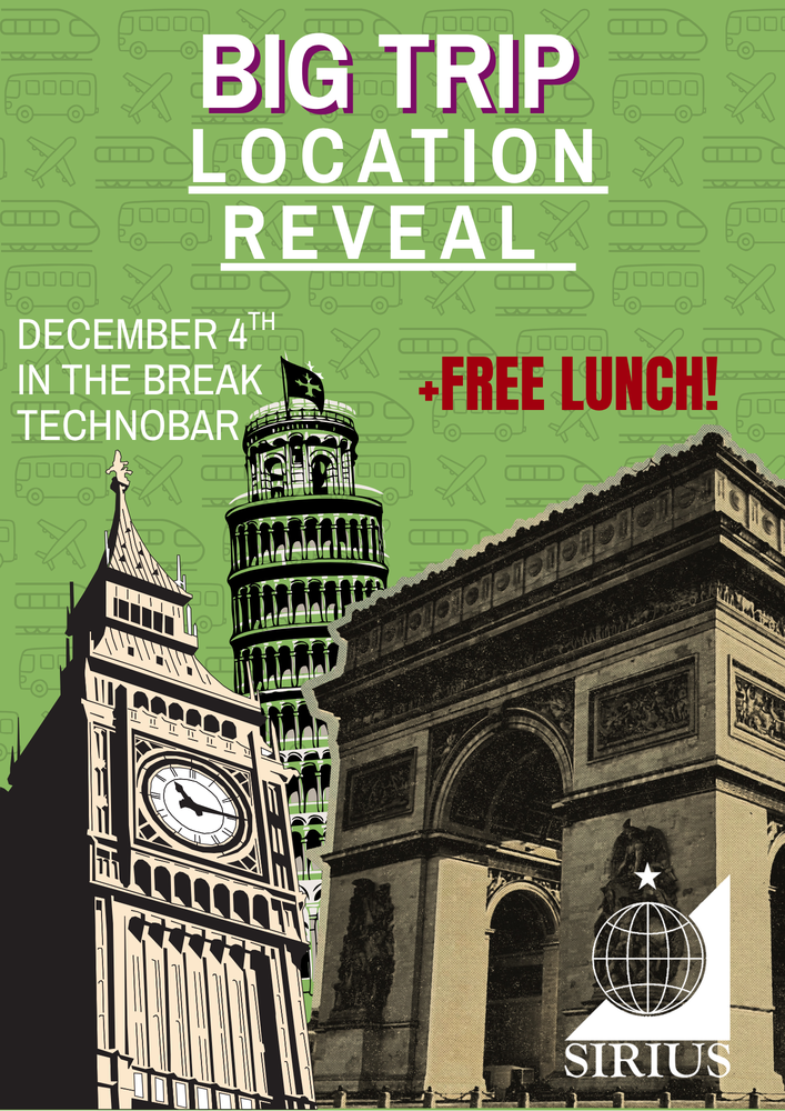 Big Trip Location Reveal + Lunch