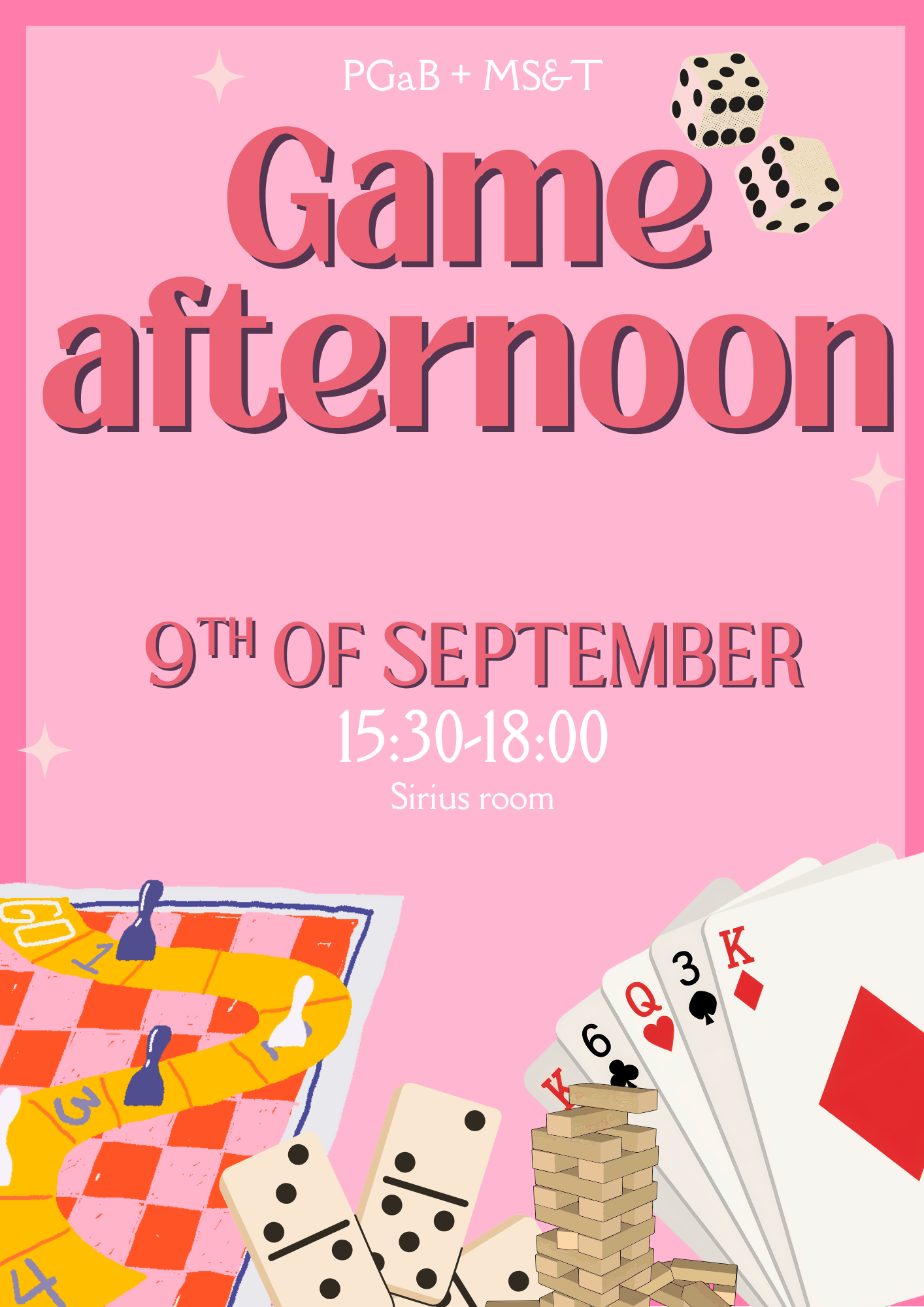 PGaB+MS&T Game afternoon